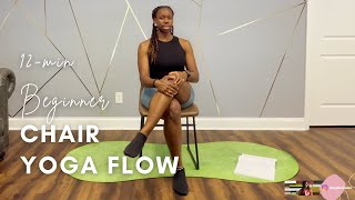 Fullbody Chair Yoga Flow for Beginners [upl. by Latimore]