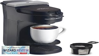 The Scoop 14 Ounce Coffee Maker by Hamilton Beach single serve Review [upl. by Akimad139]