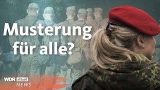 Bundeswehr Personalmangel Alle jungen Menschen bald zur Musterung  Aktuelle Stunde [upl. by Anerev]