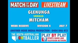 Glenunga Vs Mitcham SAAFL Div 4 Round 13 [upl. by Yrakcaz678]