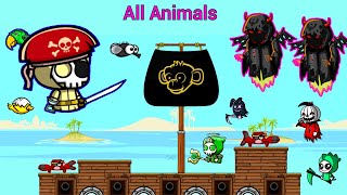 All Animals Gameplay And The Epic Captain Reaper EvoWorldio [upl. by Nydroj851]