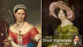 Artist Orest Adamovich Kiprensky 1782  1836 Russian Portraitist  WAA [upl. by Stambaugh735]