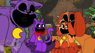 Catnap amp Dogday Meet Their Cartoon Self  Poppy Playtime Chapter 3 My AU  FUNNY ANIMATION [upl. by Christina933]