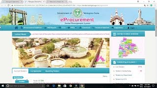 How To Apply For ETender IN Telangana Eprocurement Govin hmwampsb [upl. by Stortz792]