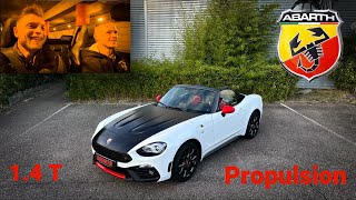 Fiat 124 SPIDER ABARTH le scorpion en propulsion 🦂 [upl. by Bein]