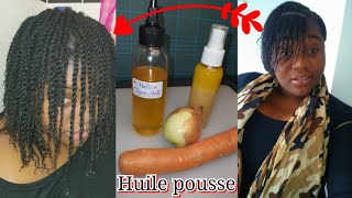 88 Prépoo Faire lhuile doignon et Carotte pour la pousse des cheveux Top Soin alimentaire [upl. by Yelah995]