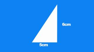 How to find the area of a right angled triangle [upl. by Finah]