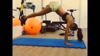 Izabel Goulart Saturday night workout Instagram Video [upl. by Nomae]