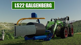 LS22 GALGENBERG 09 TWITCH LP  GÖWEIL Ballenwickler für Silageballen  FARMING SIMULATOR 22 [upl. by Pownall]