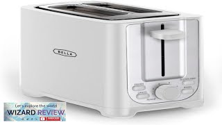 BELLA 2 Slice Toaster with Auto Shut Off Extra Wide Slots Review [upl. by Ardnuasac496]