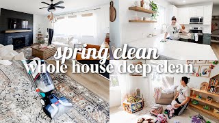 NEW CLEAN WITH ME WHOLE HOUSE  Spring Deep Cleaning 2024 [upl. by Ahsenrad]