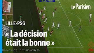 LillePSG 13  la vidéo qui prouve que Tiago Santos était bien horsjeu sur son but refusé [upl. by Turk391]