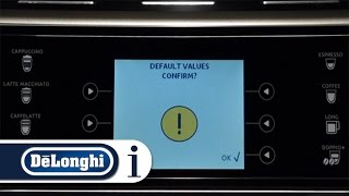 How to reset your DeLonghi PrimaDonna Elite ECAM 65055 coffee machine [upl. by Eenattirb]