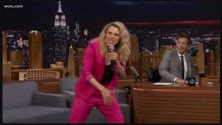 Kate McKinnon drops flawless Hungarian rap on Jimmy Fallon [upl. by Ahsak]