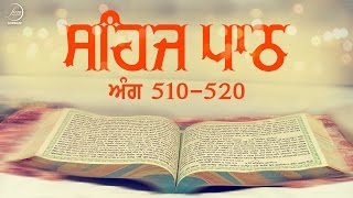 Sehaj Path Ang 510 To 520  Bhai Sarwan Singh  Fizza Records Gurbani [upl. by Quinby]