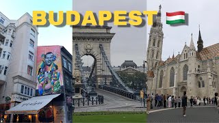 BUDAPEST HUNGARY  Fisherman’s Bastion Central Market…  Europe TRAVEL VLOG [upl. by Zarla]