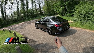 POV 2024 BMW G80 M3 Competition XDRIVE  Country Roads amp Autobahn Pure Drive Vibes [upl. by Nelon]