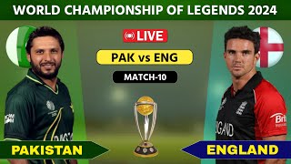 Live  Pakistan Champions vs England Champions Live Match 10  World Legends Championship 2024 [upl. by Aryt]