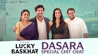 Lucky Baskhar Dasara Special Interview  Dulquer Salmaan Meenakshi Chaudhary Venky Atluri [upl. by Boyd]