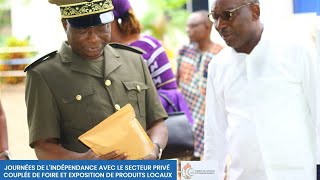 CCIB RÉGION ABOMEY 1ÉRE ÉDITION DE LA FOIRE DE LINDÉPENDANCE AVEC LE SECTEUR PRIVÉFOIRE ET EXPO [upl. by Neelrahs79]