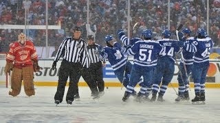 Winter Classic Shootout Maple Leafs vs Red Wings [upl. by Angeline]