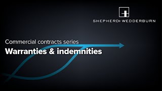 Commercial Contracts Series Warranties and Indemnities [upl. by Giacinta]