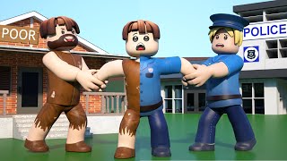 ROBLOX Brookhaven 🏡RP Poor Become Police  Roblox Jack [upl. by Marvin]