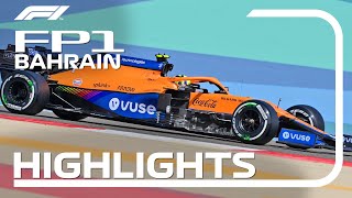 FP1 Highlights  2021 Bahrain Grand Prix [upl. by Sidhu]