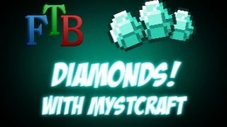 UNLIMITED DIAMONDS in Minecraft FTB w Mystcraft Tutorial [upl. by Ronoh650]