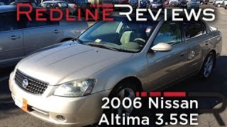 2006 Nissan Altima 35SE Review Walkaround Exhaust Test Drive [upl. by Elena]