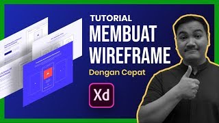 Tutorial Membuat Wireframe dengan Cepat Pakai Wireframe Kit TemplateMonster [upl. by Eico]