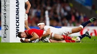 England v Wales  Match Highlights amp Tries [upl. by Nnahtur]