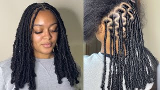 New Method  How to get flat faux locs  soft locs  Tips for beginners [upl. by Jone142]