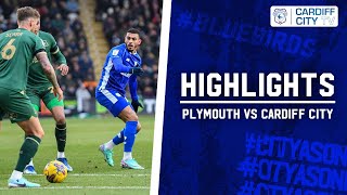 HIGHLIGHTS  PLYMOUTH vs CARDIFF CITY [upl. by Enrahs]