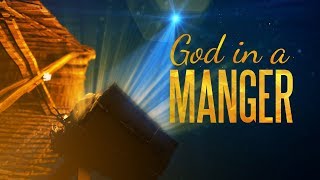 God in a Manger  Christmas Church Video [upl. by Matrona817]