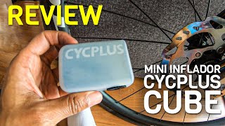 REVIEW del inflador de llantas de bicicleta recargable más pequeño CUBE de CYCPLUS Revisión y prueba [upl. by Inad]