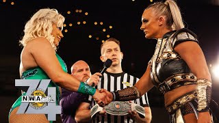 700 Days As Champion  Kamille vs Taya Valkyrie  NWA 74 [upl. by Cresa]