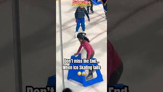 Ice Skating Fails😳😱 shorts subscribe skating games [upl. by Adine6]