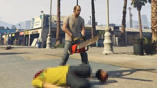 GTA 5 Chainsaw Mod [upl. by Sorci]