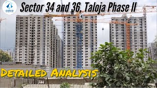 Sector 37 36 34 27 22amp 21 Taloja Navi Mumbai Construction Update cidco cidcotaloja taloja [upl. by Hanan]