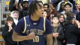 CJ Hornbeak leads Toledo St Johns past Garfield Heights [upl. by Wheaton]