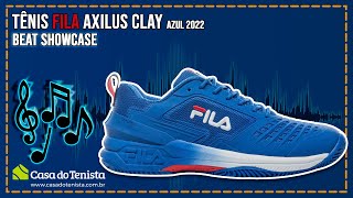 Tênis Fila Axilus Ace Clay Azul quotBeatquot Showcase [upl. by Airdnala330]