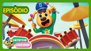 Baterista 🥁🎶 Profissões ✨ NOVO Episódio Completo do Detetive Labrador 🔍 Desenho Animado [upl. by Ecirtel]