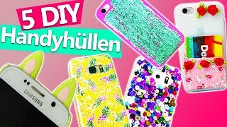 5 EASY DIY HANDYHÜLLEN selber machen  Einfache Methoden für Phone Cases  Geschenkideen für die BFF [upl. by Yesnnyl]