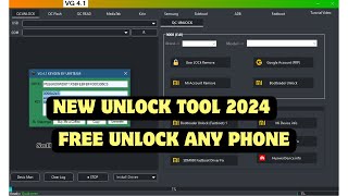 Unlock Tool 2024  new unlock tool 2024  Samsung Frp Bypass  Mi Account Unlock  VG Tool V41 [upl. by Casi588]