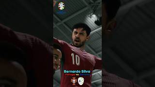 BERNARDO SILVA SCORES Portugal vs Slovenia  UEFA EURO 2024 [upl. by Underwood]