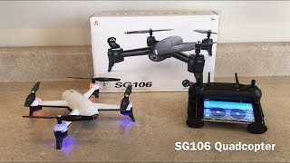 SG106 Drone Review GearBest [upl. by Yatnoj]