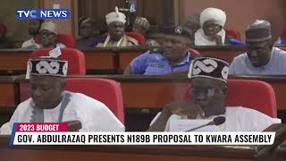 Kwara Governor Presents N189b Appropriation Bill to State’s Assembly [upl. by Adnovoj]