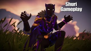 Fortnite Shuri Gameplay Black Panther Squads [upl. by Horst]