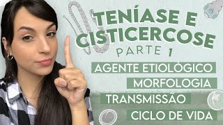 TENÍASE E CISTICERCOSE Taenia  DICAS PARA SUA PROVA PRÁTICA  Parte 1  PARASITOLOGIA 12 [upl. by Jeannie176]